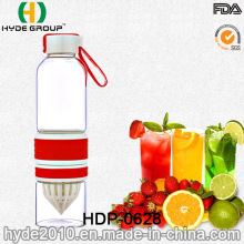 Botella de agua popular de la infusión de la fruta del vidrio de 600ml BPA (HDP-0628)